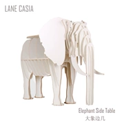 LANE Phong cách Bắc Âu thiết kế nội thất động vật voi bên nhỏ bàn bên hiên bàn cà phê túi giá - Bàn / Bàn