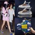Mùa hè giày cao phụ nữ 2018 new street dance hip hop Hàn Quốc phiên bản của vớ thở giày thể thao giải trí Paladin giày của phụ nữ Giày cao gót