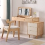 Bàn trang điểm phòng ngủ hiện đại tối giản tất cả gỗ rắn bàn trang điểm bàn một căn hộ nhỏ đăng nhập Bắc Âu lật tủ - Bàn ban may tinh