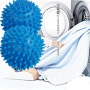 2 Gói Quần áo Bóng giặt Giặt bóng Lớn Ma thuật Khử nhiễm Chống gió Hàn Quốc Máy làm sạch - Hệ thống giá giặt