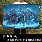 Hearthstone huyền thoại poster tranh Hearthstone huyền thoại Frozen Throne trò chơi poster hình nền bức tranh Trò chơi - Game Nhân vật liên quan