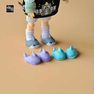 taobao agent OB11 Shoes, Shark Duck Both Slipper GSC YMY Baby Shoes PD9 Point 12 points bjdmolly can be worn