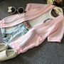 Cô gái mùa hè 2018 sản phẩm mới super-yang đường phố Han Fan trẻ em chữ lỏng siêu mỏng voan quần áo chống nắng áo khoác áo khoác bé trai 10 tuổi