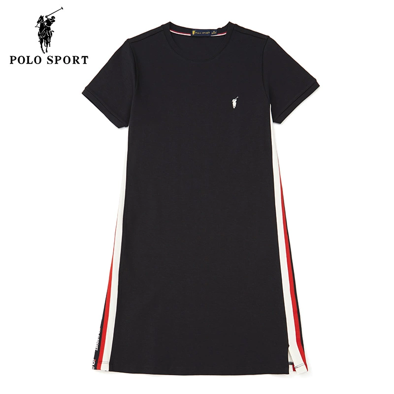 POLO SPORT Paul Womens mùa hè 2021 váy kiểu mới váy thể thao và thư giãn váy dài giữa W70642016 - Váy dài