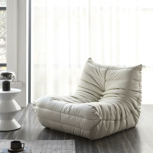 Просто сядьте в сетевой сети красного блоггера, та же самая гусеница Togo Lazy Sofa Leather Landing простота.