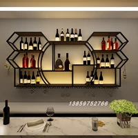 Творческая барная стена -Связанная на световой винной шкаф