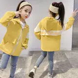 Осенний плащ, детская куртка с капюшоном с молнией, коллекция 2021, подходит для подростков, популярно в интернете, в западном стиле