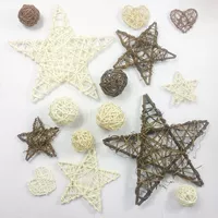 Декоративная ручная декоративная Diy di Veluada Circle Vine Wine Vine Drive Daily Material Pentagonic Hearts