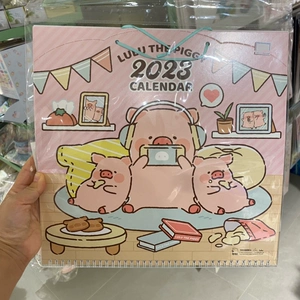 Консервированная свинья Lulu Pig внезапно 2023 календарь