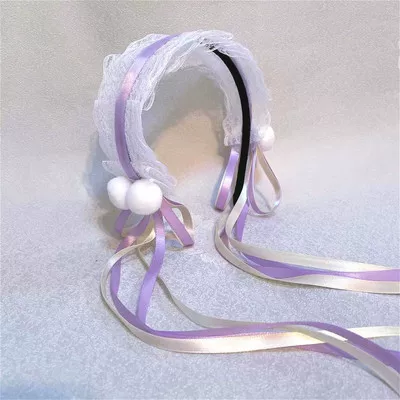 [Косметика Лолита Милая кошачьи уши тюль Headband KC Hair Band Аниме]