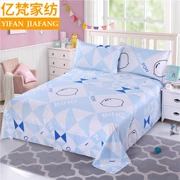 mảnh 100 Khăn% cotton duy nhất của tấm bông chéo đơn giản ký túc xá sinh viên độc thân thông qua đôi Mika 1.8 - Khăn trải giường