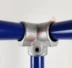 Đầu nối ống thép 42/48mm ống sắt ống tròn mạ kẽm nối kệ hàng rào lan can lan can ốc vít Vật liệu thép