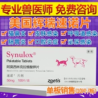 Pfizer Synulox sinuo 50mg chó mèo mũi mũi lạnh ho thuốc bệnh da nhiễm trùng 10 - Cat / Dog Medical Supplies Dụng cụ phẫu thuật thú y