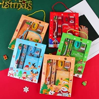 Рождественская детская обучающая портативная награда для школьников, комплект, канцтовары, подарочная коробка, подарок на день рождения
