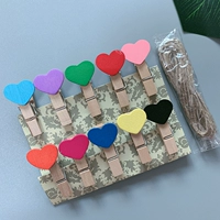 Смешанный -Колорный любовный клип (10 наряд с конопляной веревкой)