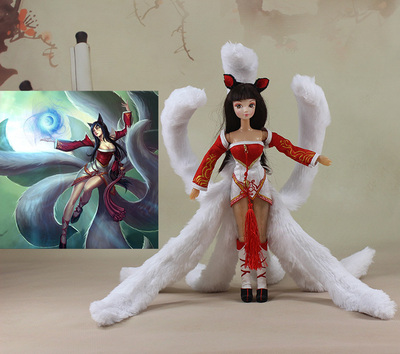 taobao agent BJD League of Legends COS Nine -tailed Fox Ah Doll Clothing Custom Non -Real Man's Customized Model No Spot