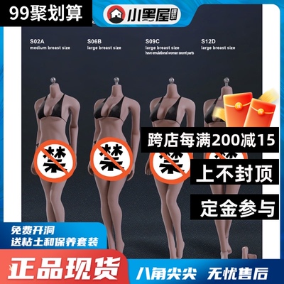 taobao agent Spot TBLEAGUE 1/6 S01A S07C S10D S12D-S33B steel bone bag gum female body