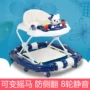 Baby Walker Chống rollover Đa chức năng Ngựa bập bênh 6 7-18 tháng Xe đẩy học tập cho bé Walker xe đẩy trẻ con