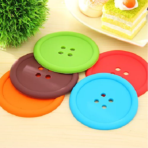 Мультяшный нескользящий креативный настольный коврик, милая чайная чашка