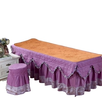 Beauty ghế mây giường mat lụa băng bàn massage ghế và giường massage sofa giường mat thẩm mỹ viện hỗ trợ nguồn cung cấp - Thảm mùa hè chiếu trúc tăm