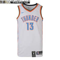 Khoảnh khắc chiến đấu cuối cùng - Nike Thunder Paul George Pickle Jersey phiên bản bơi trắng 864437-104 - Thể thao sau bộ gió the thao nam nike