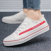 Mùa hè 2018 nam mới phiên bản Hàn Quốc hoang dã của xu hướng giày vải sinh viên giày trắng giày thoáng khí