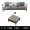 Nordic sofa gỗ rắn căn hộ nhỏ tối giản theo phong cách Bắc Âu mạng hiện đại ánh sáng màu đỏ sang trọng phòng khách đồ gỗ - Ghế sô pha sofa da nhập khẩu