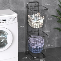 Квадратные два слоя [черный]