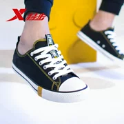 Giày nam chính hãng Xtep 2019 mùa hè thoáng khí nhẹ khử mùi giày vải nam thể thao giản dị mùa hè - Plimsolls