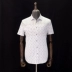 Nhãn hiệu cắt nhãn trơn tru và thoải mái mùa hè nam T-Shirt ve áo thời trang hoang dã thường lụa ngắn tay T-Shirt polo áo cotton nam Polo