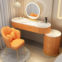 Круглый апельсин 120 см. Стол+шкаф+интеллектуальное зеркало+лепесток