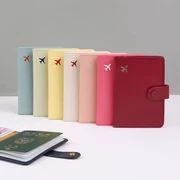 Độc quyền Hàn Quốc Chính hãng Kẹo Màu Khóa Khóa Hộ chiếu ngắn Clip Chống rò rỉ Hộ chiếu Bộ Du lịch Gói Nữ Tài liệu