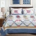 Bộ chăn ga gối cotton cao cấp có kích thước ba mảnh đặt chăn bằng cái hố lớn che bằng tay thực sự chắp vá giường đơn màu sợi - Trải giường Trải giường
