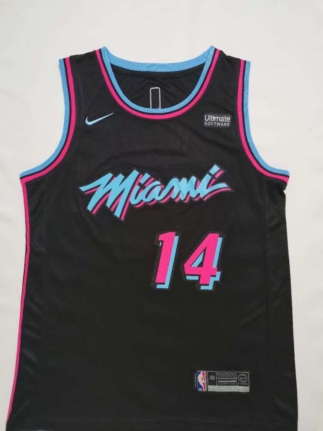 Heat 14 City Edition BlackThe heat No. 3 Wade Jersey men and women Basketball clothes No.22 Butler Jersey City Edition Basketball clothes vest