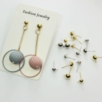 Золотые серьги, аксессуары ручной работы, 18 карат, DIY