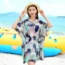 Suối nước nóng Hàn Quốc cộng với size áo tắm nữ béo mm che bụng bikini bộ ba mảnh kiểu váy thon thả nhỏ thơm - Bikinis đồ bơi tay dài nữ Bikinis