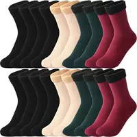 6/8/10Pairs/Lot Solid Color Winter Warm Men Women Socks Thic