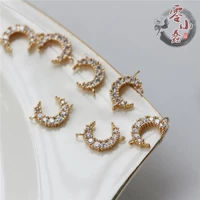 1 камень с маленьким лунным двойным висящим 1