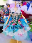 2017 cô gái mới chủ nhà ăn mặc phong cách Trung Quốc công chúa váy solo sàn catwalk trang phục tùy chỉnh