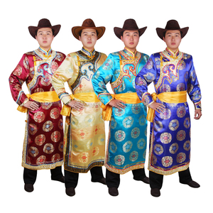 Của nam giới Mông Cổ Gown Mông Cổ Mông Cổ Trang Phục Múa Mông Cổ Wedding Dresses Dân Tộc Trang Phục Nam Giới quần tây nam