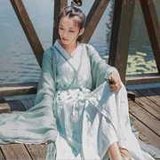 Hanfu nữ Wei Jinfeng bàn giao tay áo lớn váy trang phục cổ vũ cos trang phục truyền thống Trung Quốc - Quần áo ngoài trời