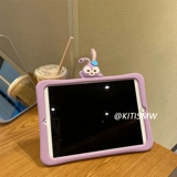 Симпатичная звезда Dewer лысый кролик Трехмерный силиконовый защитный iPad Защиты