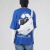 Mye Cross -body Bag Mens Summer Tide Thương hiệu Hip -Hop National Tide Công nhân Nhật Bản Túi đeo vai nữ túi nhỏ đeo chéo nam túi đeo chéo canvas nam Túi đeo chéo