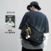 Mye Nhật Bản Thương hiệu Thương hiệu BADGE MESSENGER TAG cập đeo chéo nam túi đeo chéo hình hộp chữ nhật nam Túi đeo chéo