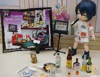 Wine Glass Beer TV RICE RM Food Play Ob11 Clay Doll с фигурными аксессуарами