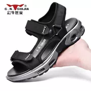 Giày sandal nam gia đình 2019 hè mới thoáng khí cho nam giày đi biển Phiên bản Hàn Quốc của xu hướng giày thể thao và giải trí cho nam - Sandal