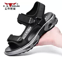 Giày sandal nam gia đình 2019 hè mới thoáng khí cho nam giày đi biển Phiên bản Hàn Quốc của xu hướng giày thể thao và giải trí cho nam - Sandal giày tây