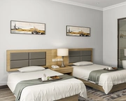 Nội thất khách sạn Express tiêu chuẩn giường ngủ đầy đủ nội thất căn hộ TV tủ quần áo giường đơn giản và hiện đại - Nội thất khách sạn