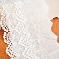 Белое украшение, одежда, хлопковая юбка, 15см, с вышивкой