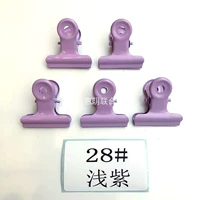 Пять светлых фиолетовых клипов на № 28